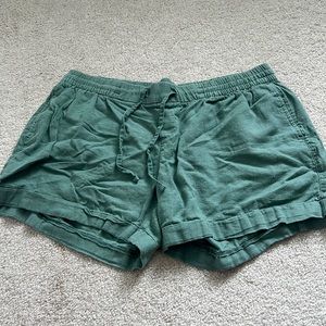 Green shorts